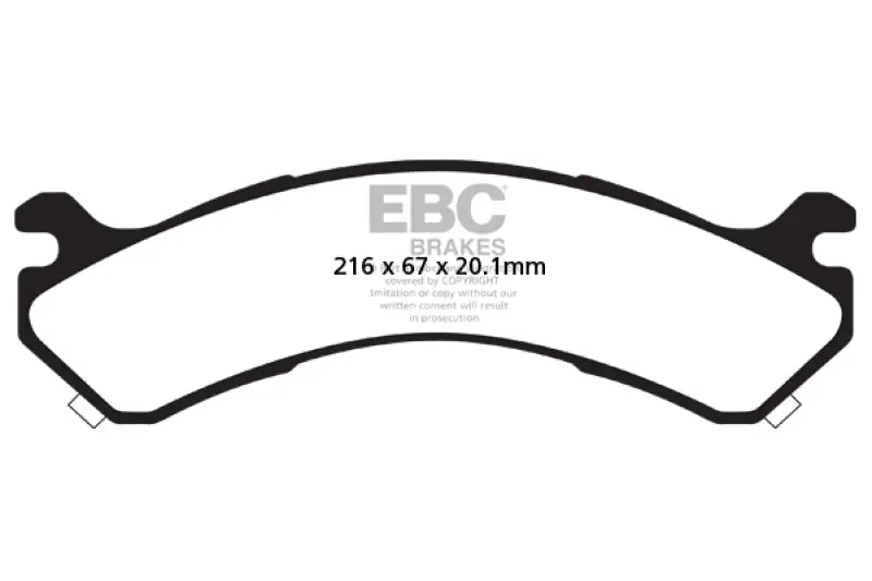 EBC 01-05 Chevrolet Silverado 3500 (2WD) Ultimax2 Rear Brake Pads — PMD Premier Motoring Development Hot Picks