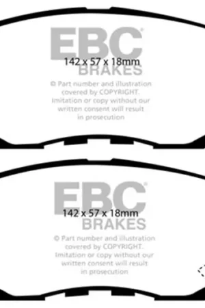 EBC 13-15 Acura ILX 1.5 Hybrid Ultimax2 Front Brake Pads — PMD Premier Motoring Development Brand New