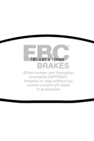 EBC 03+ Ford Crown Victoria 4.6 Ultimax2 Front Brake Pads — PMD Premier Motoring Development Exclusive Offer