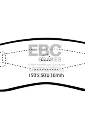 Factory Price EBC 03+ Ford Crown Victoria 4.6 Ultimax2 Rear Brake Pads — PMD Premier Motoring Development