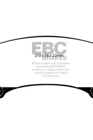 Affordable EBC 02-06 Ford Expedition 4.6 2WD Ultimax2 Front Brake Pads — PMD Premier Motoring Development