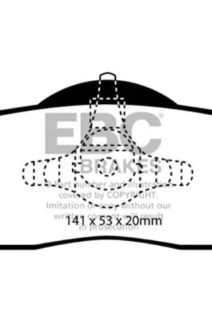 Express Delivery EBC 02-06 Ford Expedition 4.6 2WD Ultimax2 Rear Brake Pads — PMD Premier Motoring Development