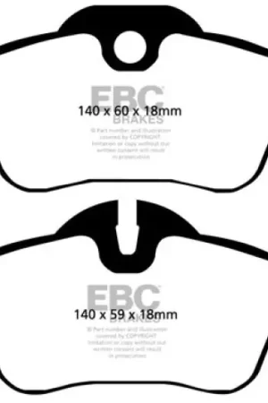 Affordable EBC 02-03 Mini Hardtop 1.6 Ultimax2 Front Brake Pads — PMD Premier Motoring Development