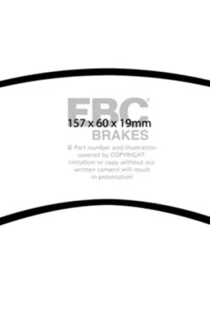EBC 99-04 Jeep Grand Cherokee 4.0 (Akebono) Ultimax2 Front Brake Pads — PMD Premier Motoring Development Clearance