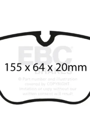 Low Price EBC 04-06 BMW X3 2.5 (E83) Ultimax2 Front Brake Pads — PMD Premier Motoring Development