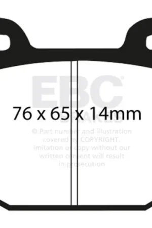 EBC 03-04 Infiniti G35 3.5 (Manual) (Brembo) Ultimax2 Rear Brake Pads — PMD Premier Motoring Development Best Seller