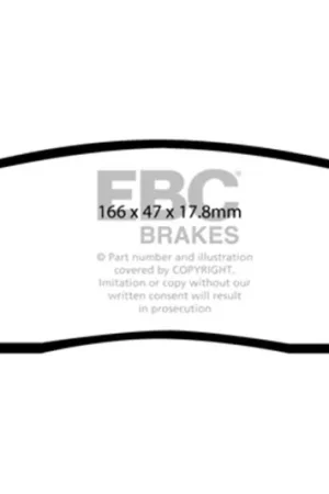 EBC 06-09 Chrysler Aspen 4.7 Ultimax2 Rear Brake Pads — PMD Premier Motoring Development While Supplies Last