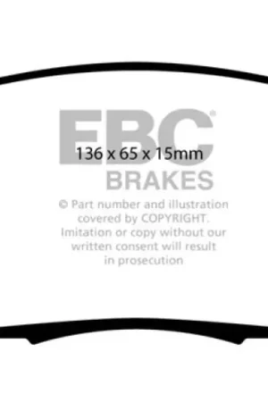 Order Now EBC 03-05 Infiniti FX35 3.5 Ultimax2 Front Brake Pads — PMD Premier Motoring Development