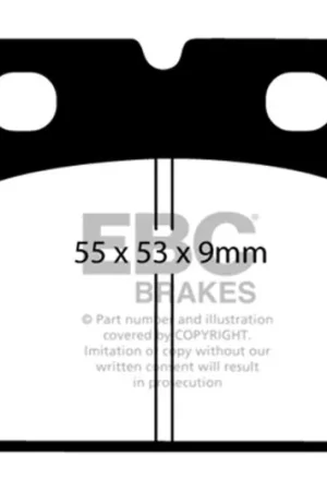 Price Cut EBC 04-12 Aston Martin DB9 Parking Brake Ultimax2 Rear Brake Pads — PMD Premier Motoring Development