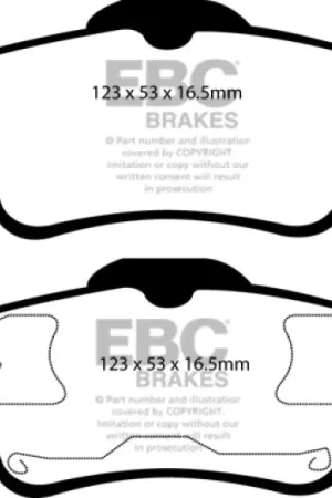 Handmade EBC 03-05 Mazda 3 2.0 Ultimax2 Rear Brake Pads — PMD Premier Motoring Development