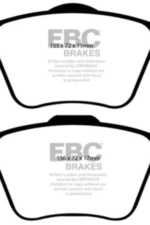 Grab Now EBC 08-10 Volvo S60 2.5 Turbo T5 Ultimax2 Front Brake Pads — PMD Premier Motoring Development