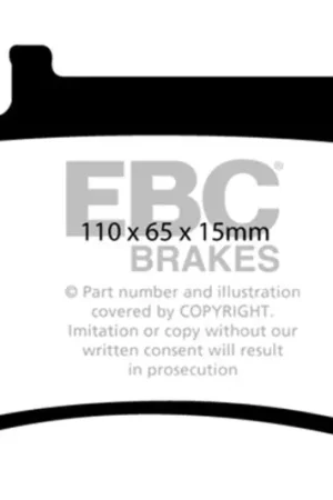 Best Choice EBC 06 Mercedes-Benz E55 AMG 5.4 Supercharged (4 Pad Set) Ultimax2 Rea — PMD Premier Motoring Development