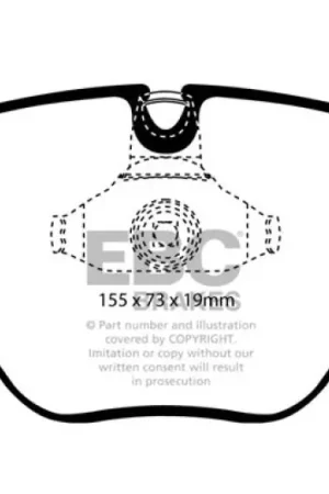 Exclusive Offer EBC 03-05 Land Rover Range Rover 4.4 Ultimax2 Front Brake Pads — PMD Premier Motoring Development