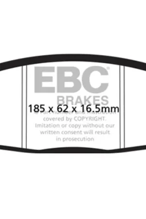 Handmade EBC 05-07 Chrysler Pacifica 3.5 Ultimax2 Front Brake Pads — PMD Premier Motoring Development