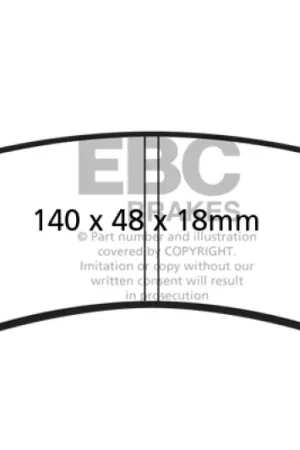 EBC 05-07 Chrysler Pacifica 3.5 Ultimax2 Rear Brake Pads — PMD Premier Motoring Development Brand New