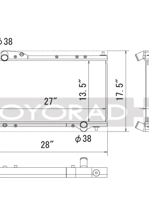Koyo 91-05 Acura NSX Competition Spec All-Aluminum Radiator — PMD Premier Motoring Development Final Sale