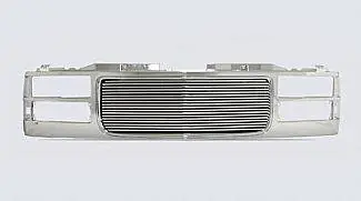 Budget GMC Sierra Street Scene Chrome Grille Shell with 8mm Polished Billet Grille - 950-75563