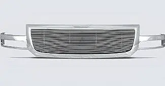 GMC Sierra Street Scene Chrome Grillehell with 4mm Polished Billet Grille - 950-75567 Handmade