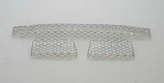 GMC Sierra Street Scene Satin Aluminum Grille for Generation 2 Bumper Cover - 950-77159 Fan Favorite