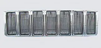 Jeep Cherokee Street Scene Chrome Grille Shell with 4mm Billet Grille - 950-75599 Big Sale