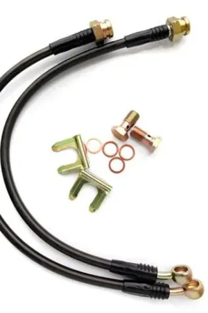 Chevrolet Corvette Agency Power Steel Braided Brake Lines - Front - AP-C6-405 While Supplies Last