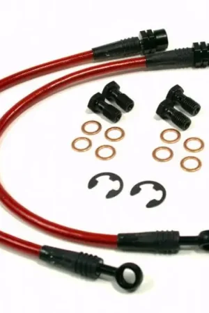 Ford Mustang Agency Power Steel Braided Brake Lines - Front - AP-MC9904-405 Don’t Miss Out