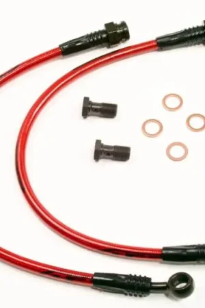 Limited Time Mazda RX-7 Agency Power Steel Braided Brake Lines - Rear - AP-FD3S-410