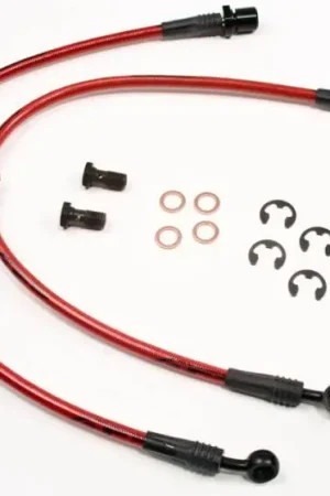 Fan Favorite Subaru WRX Agency Power Steel Braided Brake Lines - Rear - AP-GDA-410