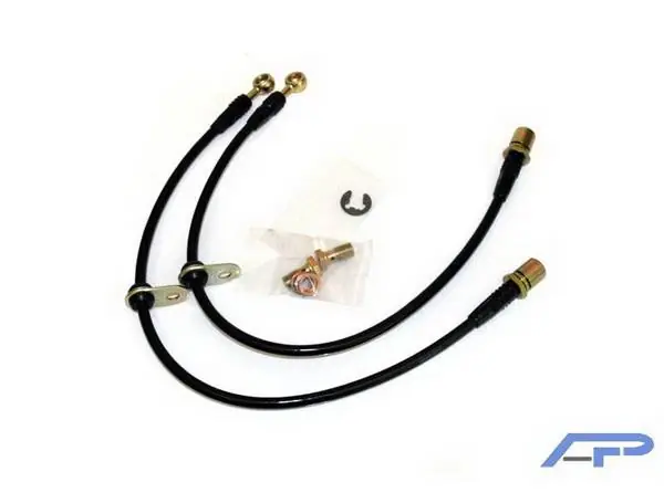 Free Delivery Subaru WRX Agency Power Steel Braided Brake Lines - Rear - AP-GRB-410
