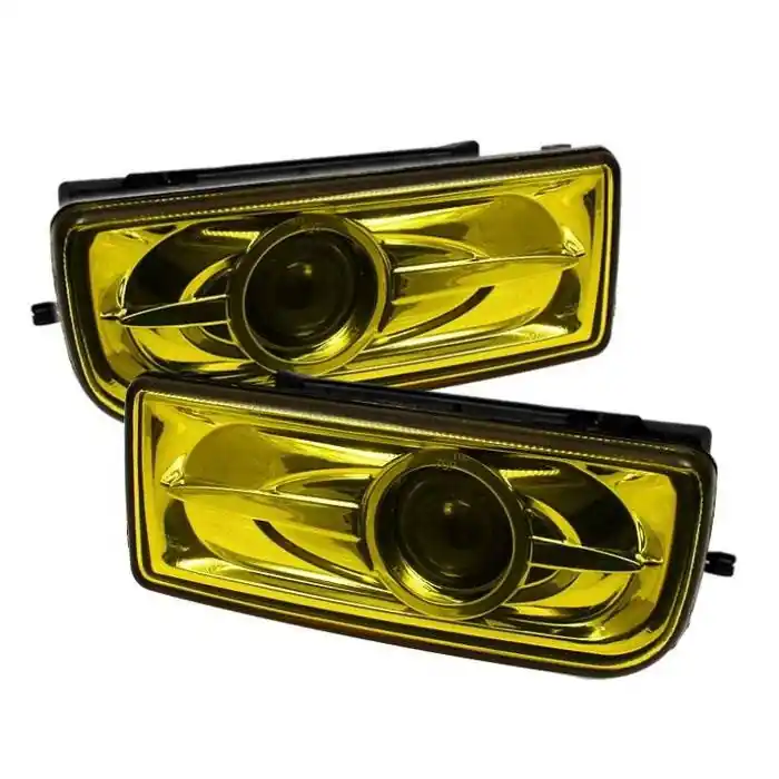 BMW 3 Series Spyder Projector Fog Lights - Yellow - FL-BE3691-P-Y Free Shipping