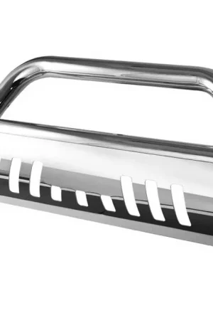 Hassle-Free Returns Nissan Frontier Spyder Bull Bar - Chrome Stainless T-304 - BBR-NF-A02G1200