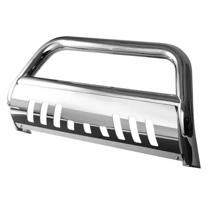 Hassle-Free Returns Nissan Frontier Spyder Bull Bar - Chrome Stainless T-304 - BBR-NF-A02G1200