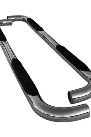 Original Chevrolet Tahoe Spyder 3 Inch Round Side Step Bar - Polished T-304 Stainless Steel - SSB-CT-A07S0105T