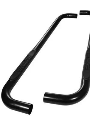 Chevrolet CK Truck Spyder 3 Inch Round Side Step Bar - Black Powder Coat - SSB-CCK-A07S0415-BK Free Delivery