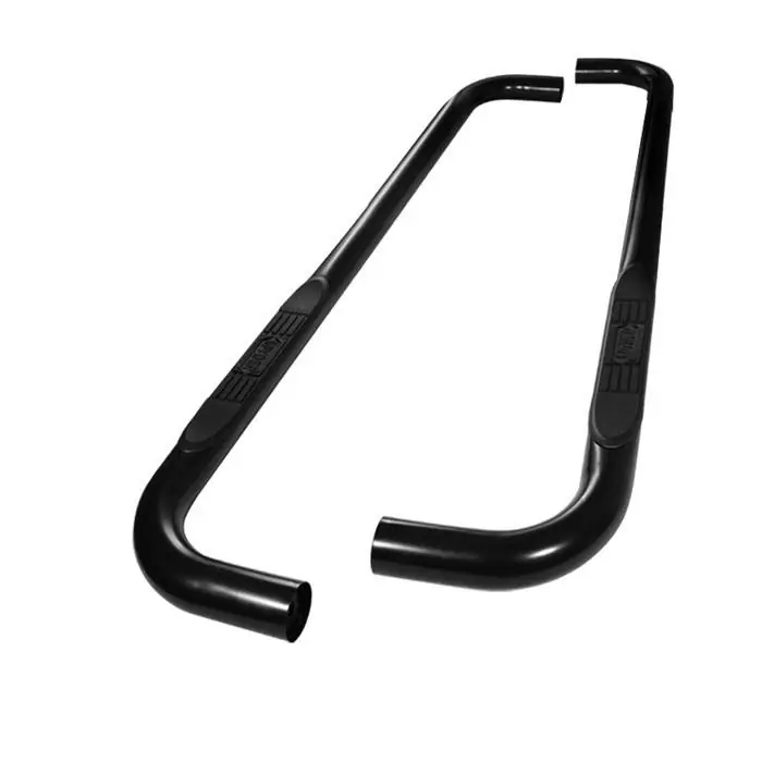 Chevrolet CK Truck Spyder 3 Inch Round Side Step Bar - Black Powder Coat - SSB-CCK-A07S0415-BK Free Delivery