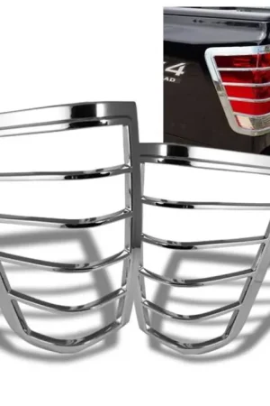 Bulk Order Nissan Titan Spyder ABS Taillight Bezel - Chrome - CA-TB-NT04