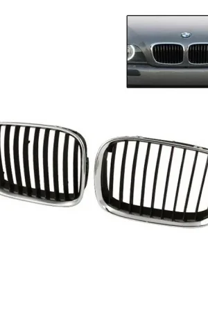 Express Delivery BMW 7 Series Spyder Front Grille - Black - GRI-CH-BE3899-BK