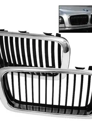 Fan Favorite BMW 7 Series Spyder Front Grille - Chrome - GRI-CH-BE3895-C