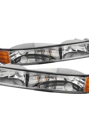 GMC Sierra Spyder Bumper Lights - Chrome - CBL-ON-GS99-AM-C Price Cut