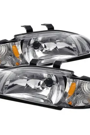 In Demand Honda Civic 4DR Spyder Crystal Headlights - Chrome - HD-ON-HC921P-4D-AM-C
