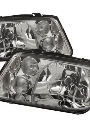 Volkswagen Jetta Spyder Crystal Headlights - Chrome - HD-KS-VJ99-C Cheap