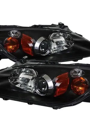 Brand New Honda S2000 Spyder OEM Amber Headlights - Black - PRO-ON-HS2K00-AM-BK