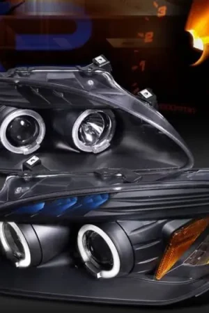 Honda S2000 Spyder OEM Amber Headlights - Black - PRO-ON-HS2K04-AM-BK Best Choice