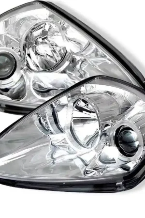 Mitsubishi Eclipse Spyder Projector Headlights - LED Halo - Chrome - 444-ME00-HL-C Top Pick