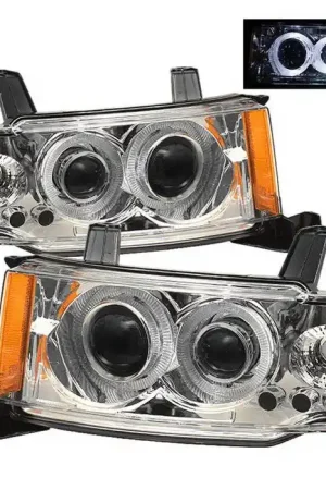 Direct From Factory Scion xB Spyder Halo Projector Headlights - Chrome - PRO-ON-TSXB03-HL-C