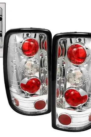 Clearance Chevrolet Suburban Spyder Altezza Taillights - Chrome - 111-CCRZ11-LBLED-RS
