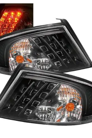 Dodge Stratus 4DR Spyder LED Taillights - Black - 111-DRAM94-SM Direct From Manufacturer