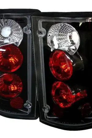 Ford Excursion Spyder Altezza Taillights - Black - 111-FE97-SM Budget