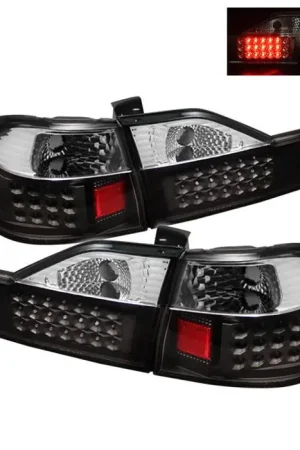 Honda Accord 4DR Spyder LED Taillights - Black - ALT-ON-HA98-LED-BK Mega Sale