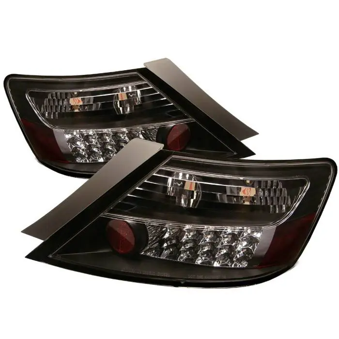 Holiday Sale Honda Civic 2DR Spyder LED Taillights - Black - 111-HC06-2D-LED-RS